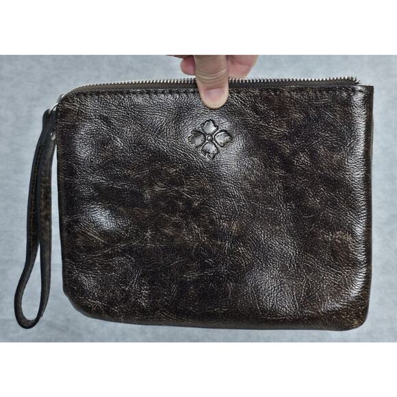 Patricia Nash CASSINI WRISTLET Italian Leather Tooled Turquoise Authentic, NWOT - Picture 7 of 9